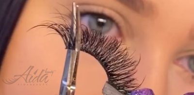 آموزش چسباندن مژه