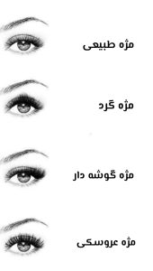 انواع مژه و انتخاب مژه برای هر چشم